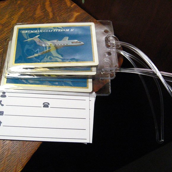 ✈️ Grumman Gulfstream II Luggage Tags - Picture 7 of 8